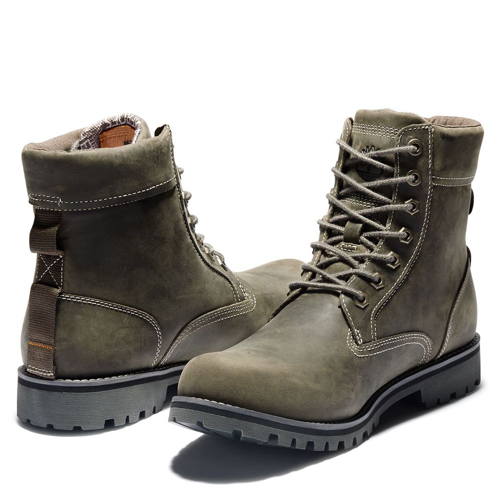 Botas 6-Inch Timberland Argentina Hombre - 6-Inch Rugged Waterproof Ii - Verde Oliva - EMOVHA-453